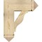 Ekena Millwork Funston Arts and Crafts Rough Sawn Bracket w/ Offset Brace, Douglas Fir, 8"W x 20"D x 24"H BKT0806X20X24FST03RDF - alternate 4